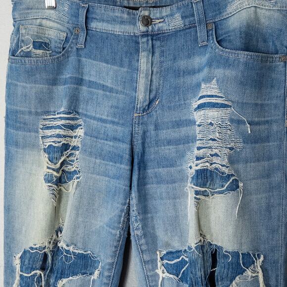 Joe’s Jeans Distressed Light Wash Ripped Skinny Jeans 29 Streetstyle Denim - Picture 3 of 10